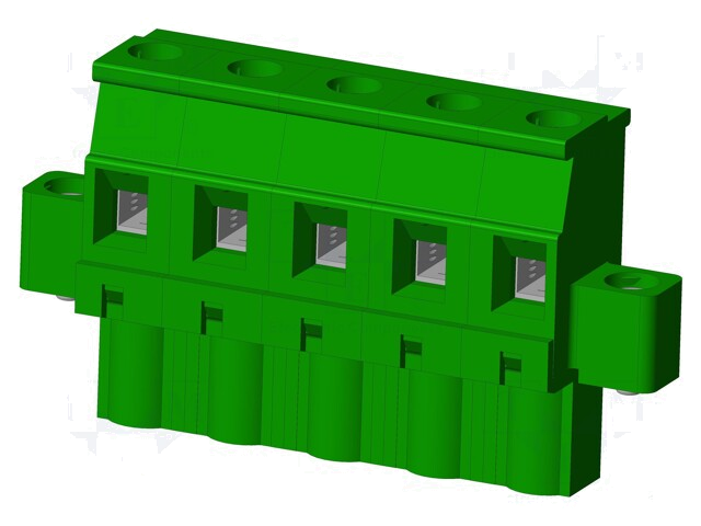 Connector: ontkoppelbare terminal strip; stekker; vrouwelijk Connector: ontkoppelbare terminal strip; stekker; vrouwelijk